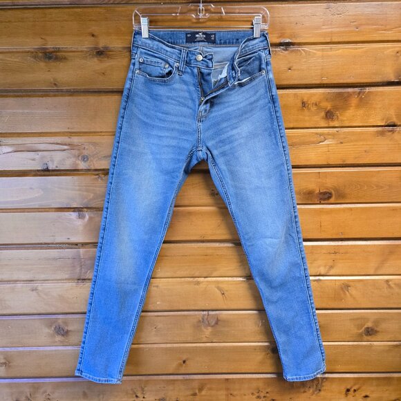 Hollister Athletic Skinny Light Wash Jeans Advanced Stretch Men's Size 28 x 32 - Picture 3 of 5